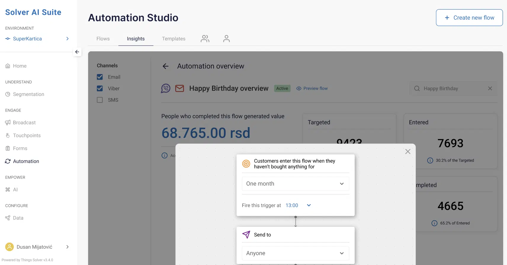 Solver Automation Studio: Automation Insights