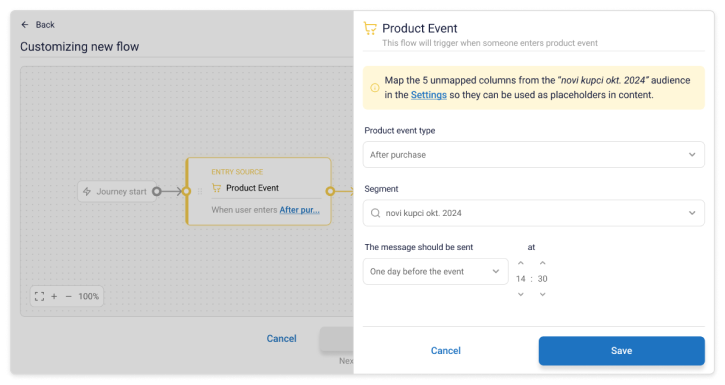 Journey Builder Flow Product