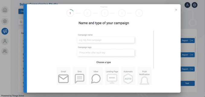 Manage Email / SMS / Whatsapp / Viber / Push notification campaigns from one place