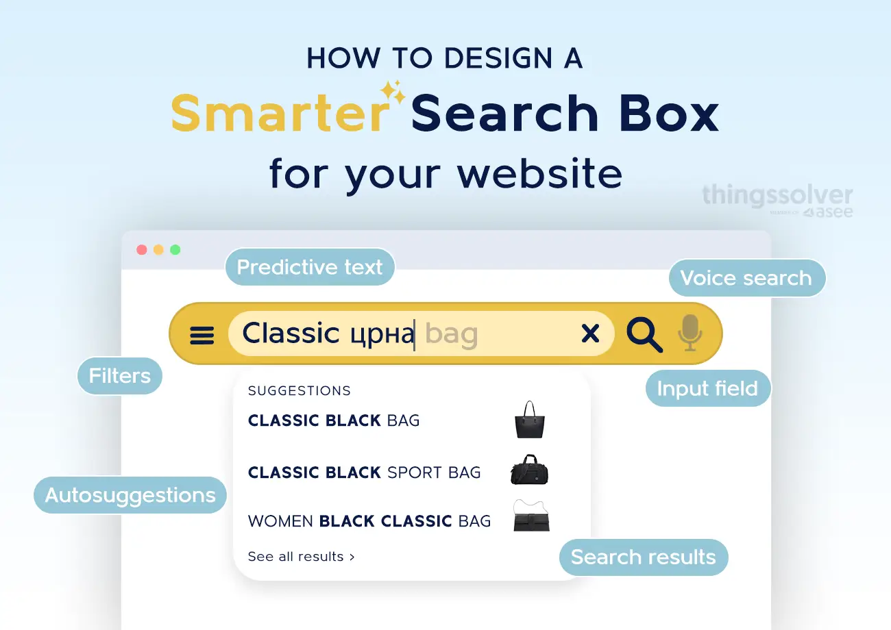 Howto design a smart search box for your website