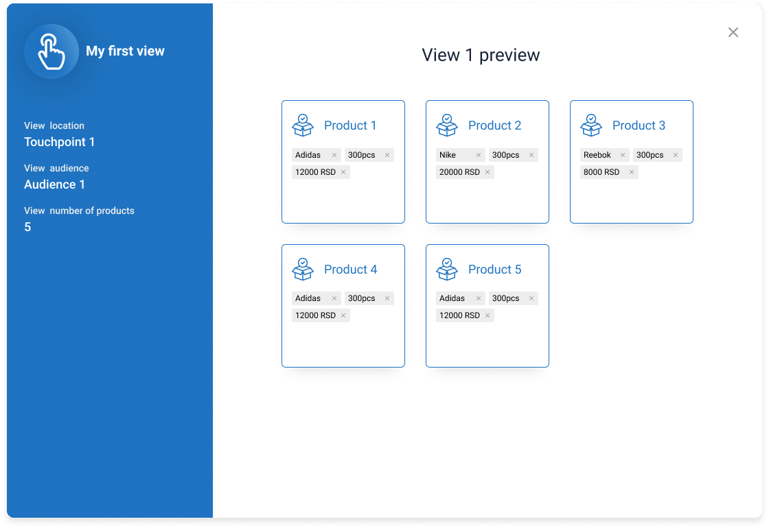 Rules based product recommendations